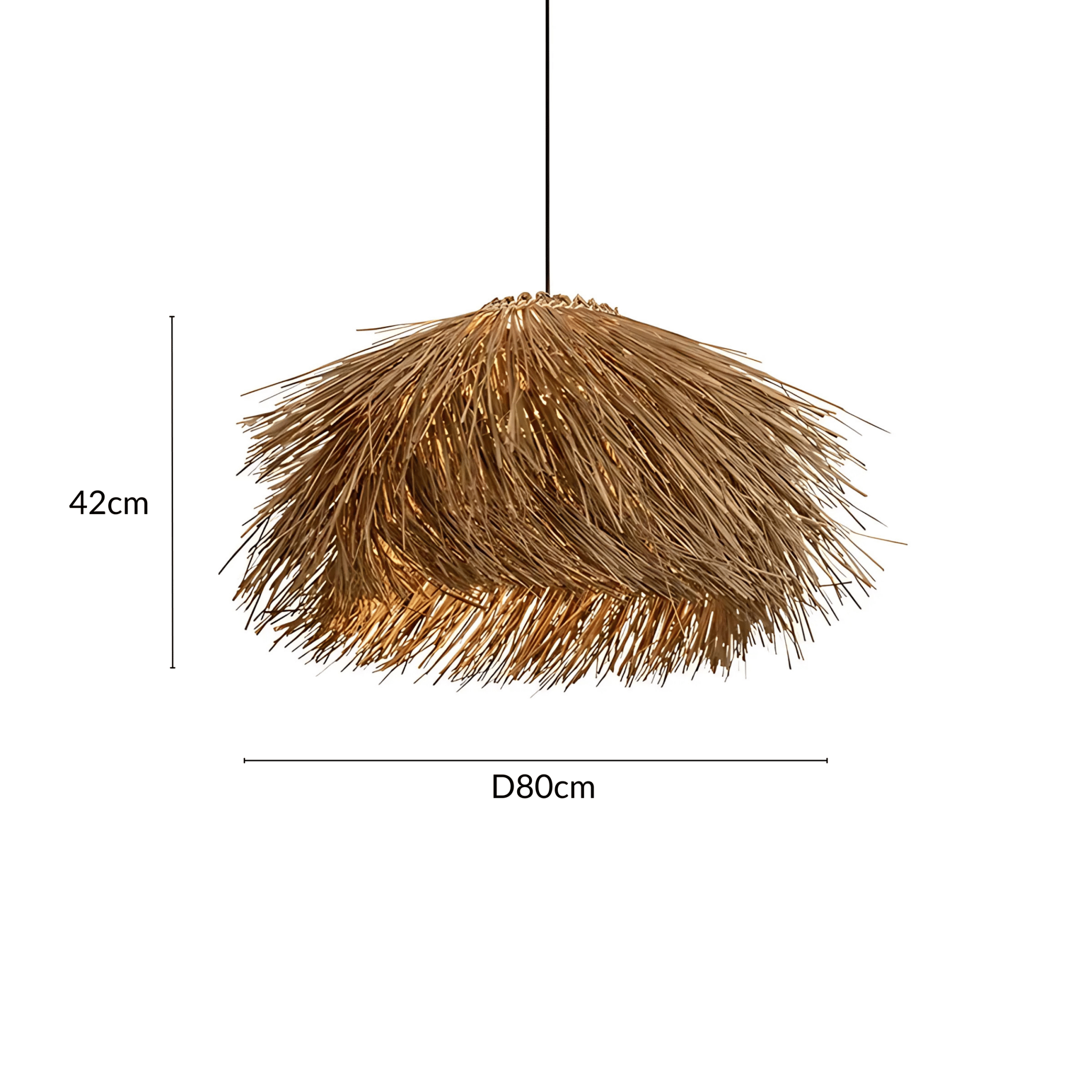 Freyza - ValenciaRattan | Elegant Natural Bohemian Kitchen Pendant Light Fixture