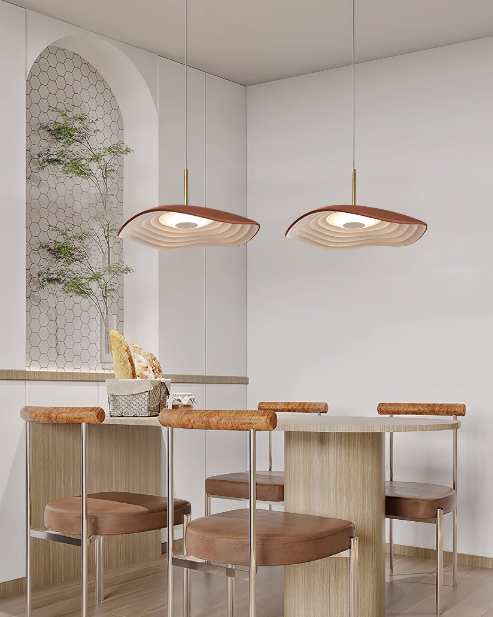 Freyza | Suspension Ovelis Wave – Luminaire pour cuisine et salle à manger