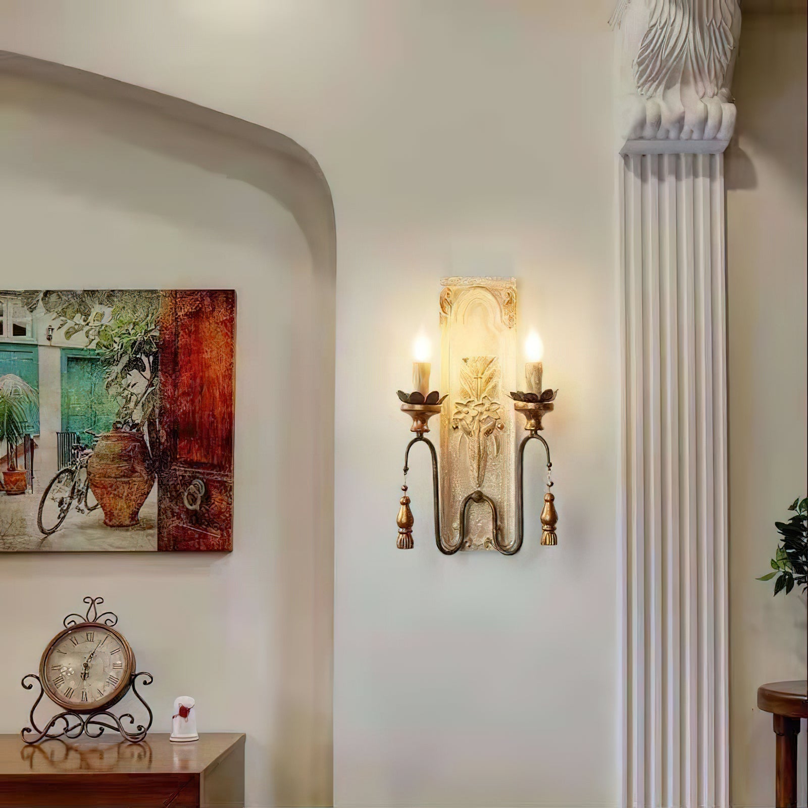 Freyza | Elsoris Postmodern Luxury Wood Wall Light – Modern Bedroom Hallway