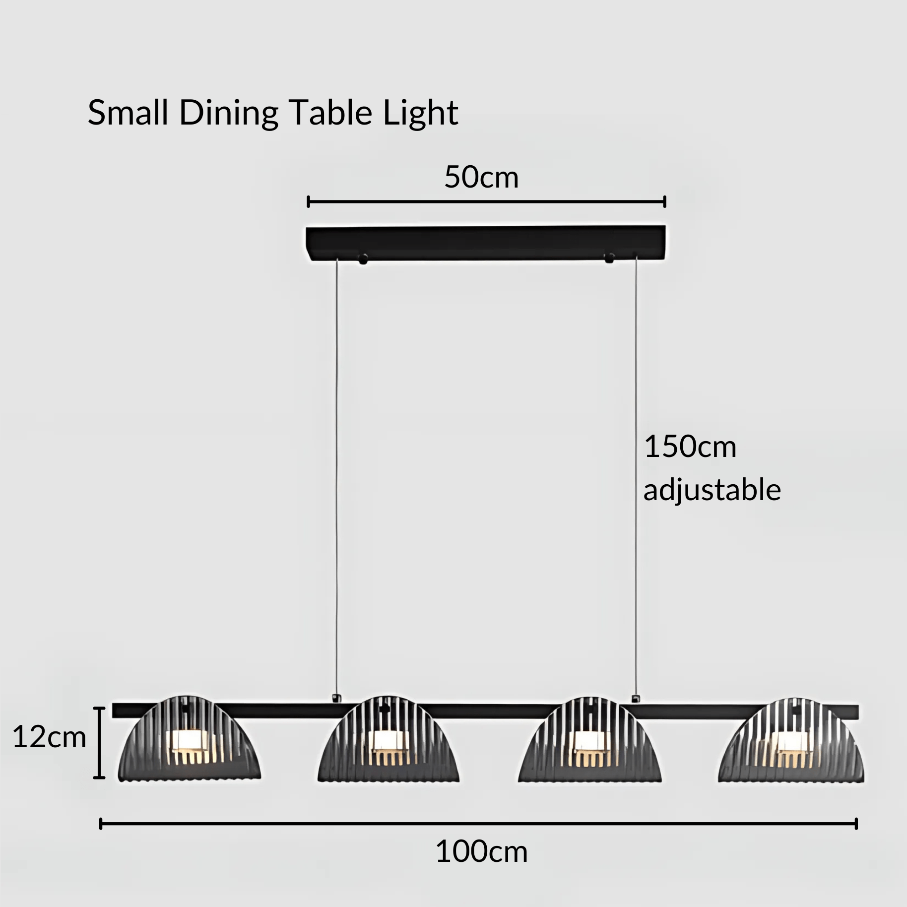 Valhalla | Modern Black Glass Industrial Chandelier Light 13