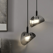 Valhalla | Modern Black Glass Industrial Chandelier Light 2
