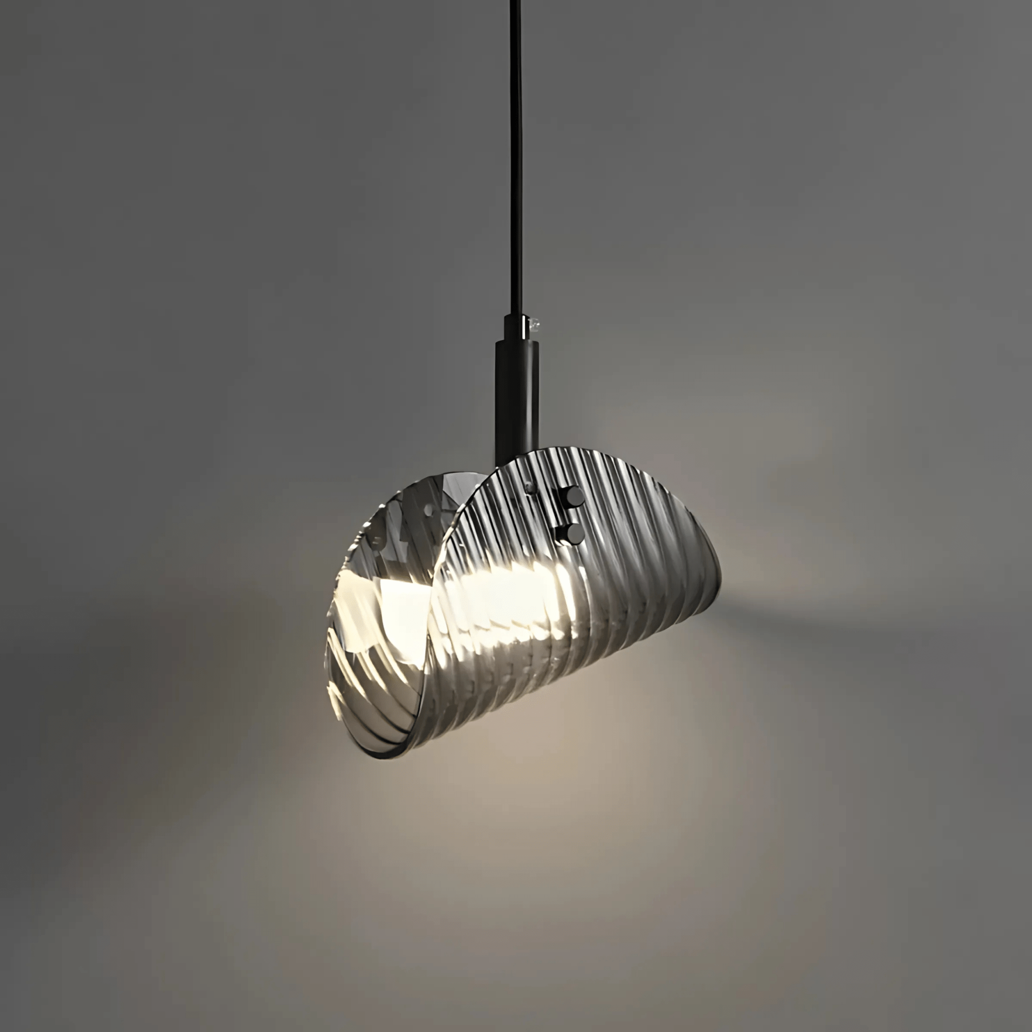 Valhalla | Modern Black Glass Industrial Chandelier Light 3