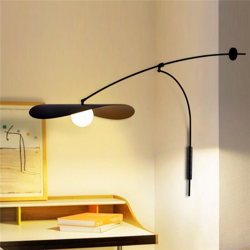 ValorStone | Elegant Dimmable Metal Wall Light with Satin Black Finish 3