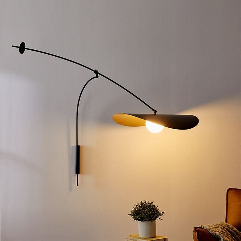 ValorStone | Elegant Dimmable Metal Wall Light with Satin Black Finish 4