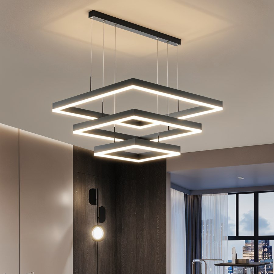 Freyza - VannaLux | Elegant Modern Wrought Iron Adjustable Chandelier