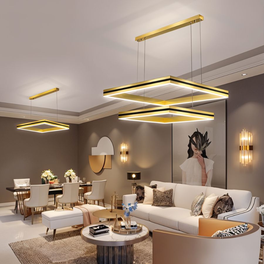 Freyza - VannaLux | Elegant Modern Wrought Iron Adjustable Chandelier
