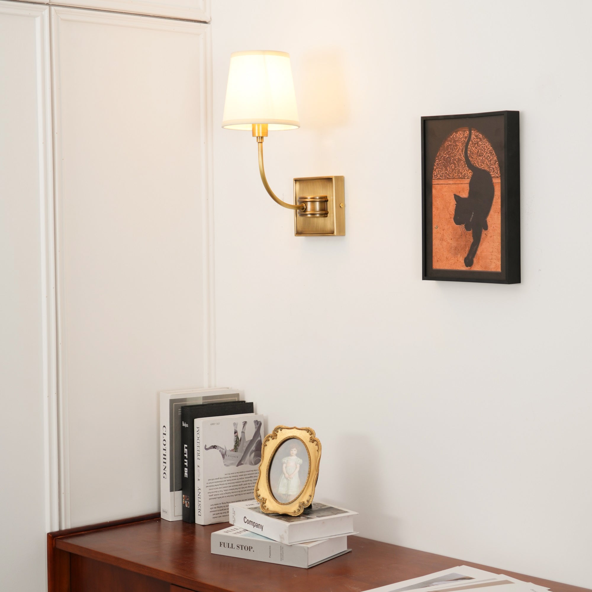 Freyza | Applique murale intérieure noir bronze – chambre, salon