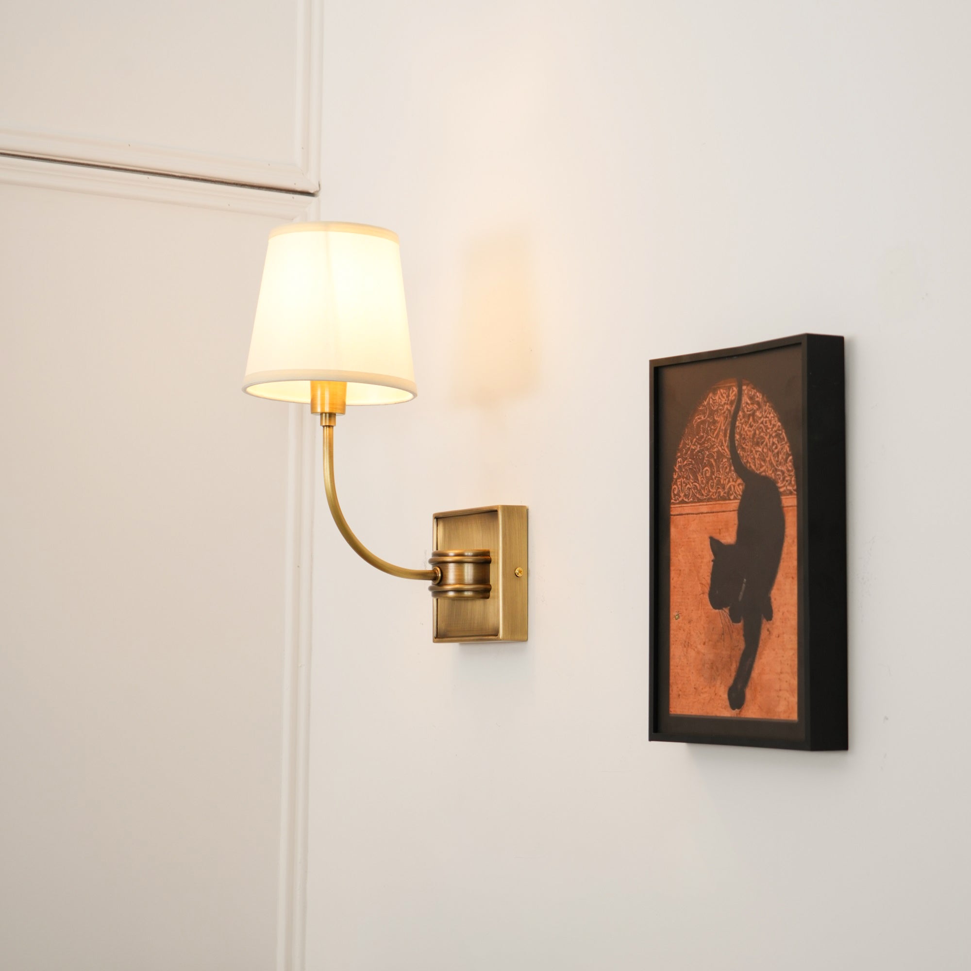 Freyza | Applique murale intérieure noir bronze – chambre, salon