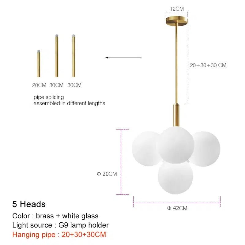 Freyza - VenetianGlow | Elegant Contemporary Metal and Glass Chandelier