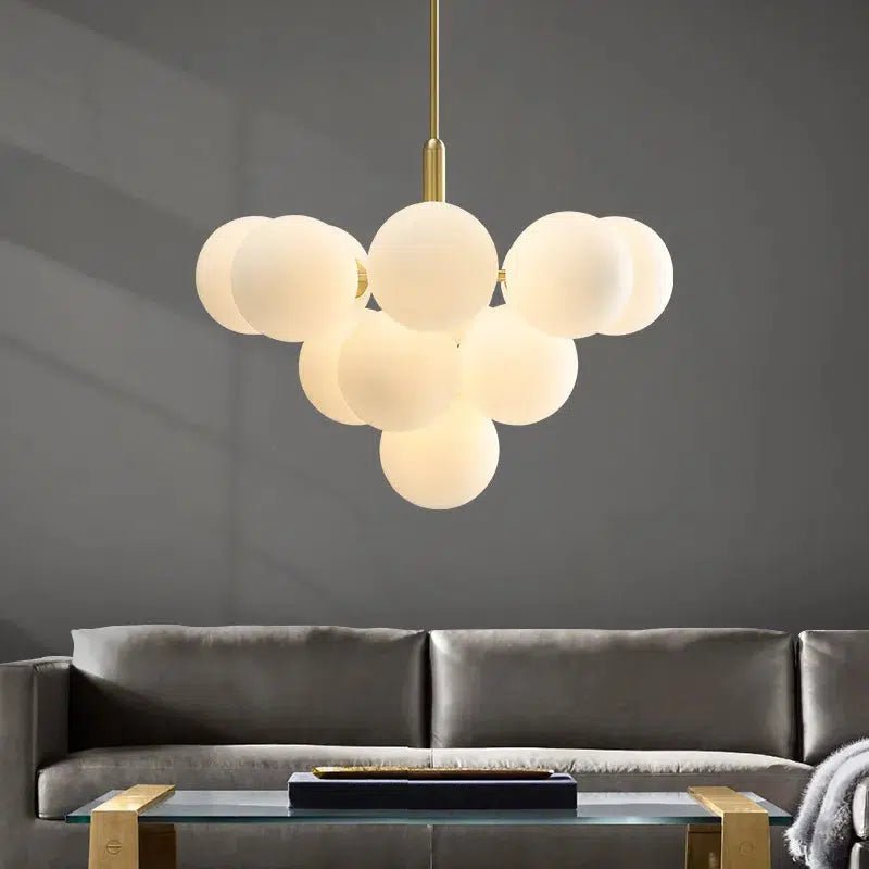 Freyza - VenetianGlow | Elegant Contemporary Metal and Glass Chandelier