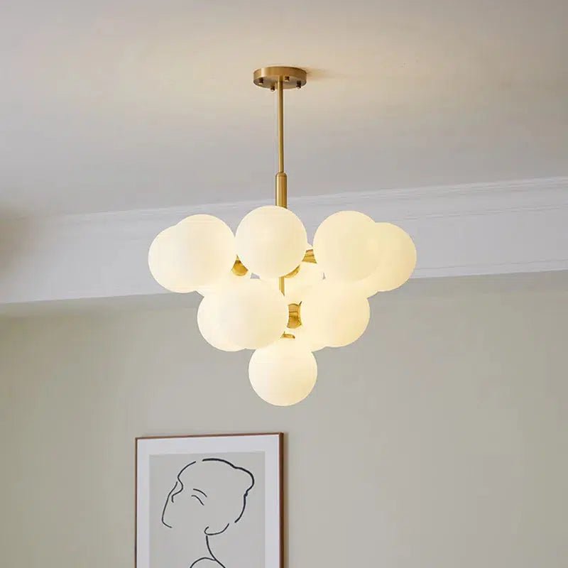 Freyza - VenetianGlow | Elegant Contemporary Metal and Glass Chandelier