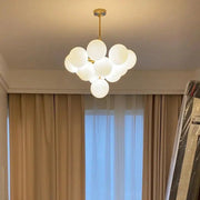 Freyza - VenetianGlow | Elegant Contemporary Metal and Glass Chandelier