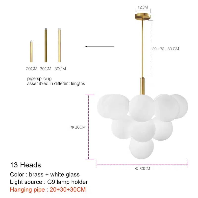 Freyza - VenetianGlow | Elegant Contemporary Metal and Glass Chandelier