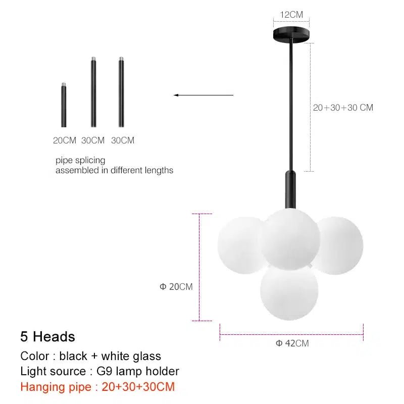 Freyza - VenetianGlow | Elegant Contemporary Metal and Glass Chandelier