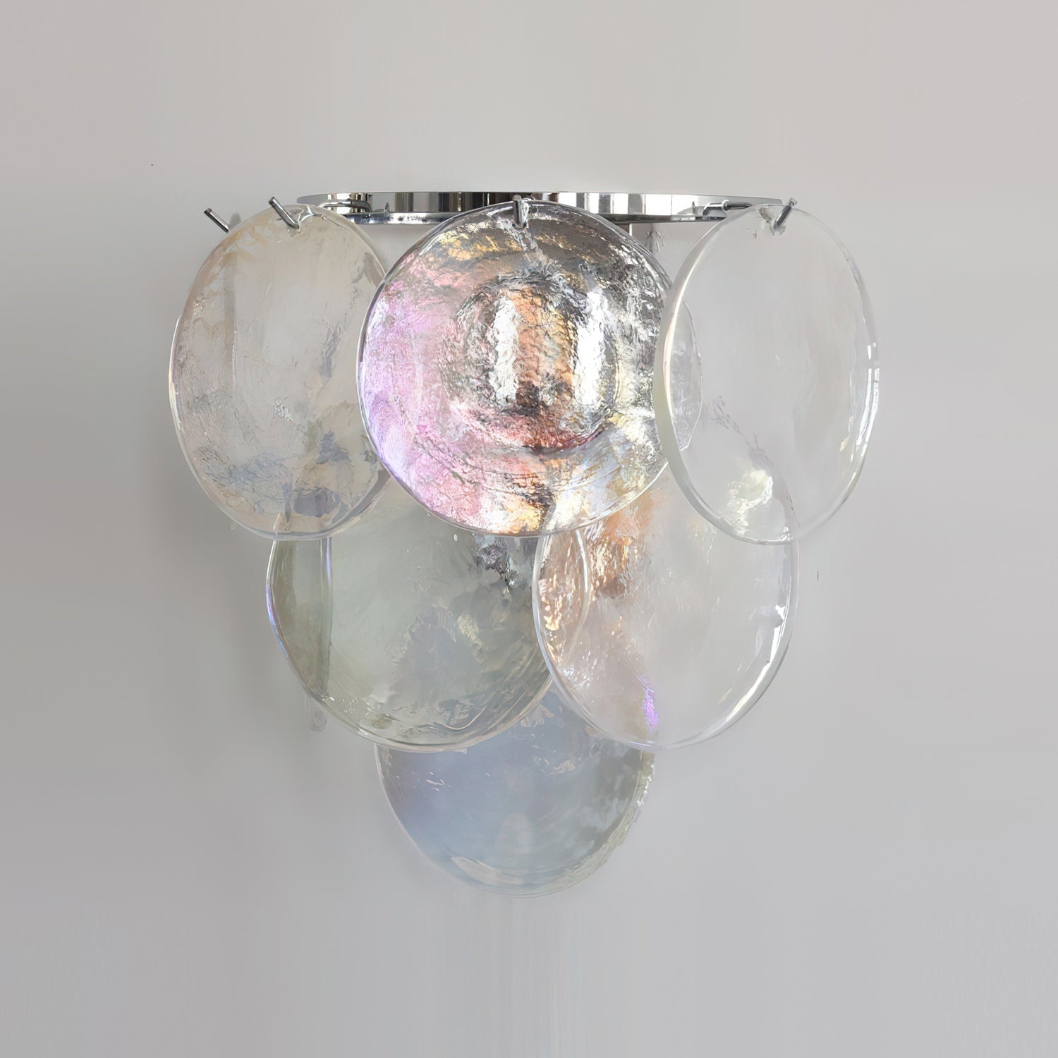 Freyza | Applique murale d’intérieur en verre multicolore à plusieurs lumières Ephira – chambre, salon