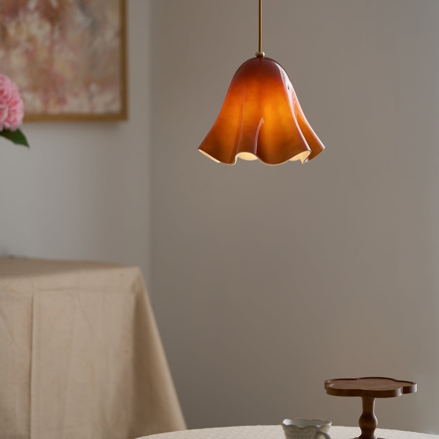 Freyza | Liora Bell Glas-Pendelleuchte – Küche, Esszimmer