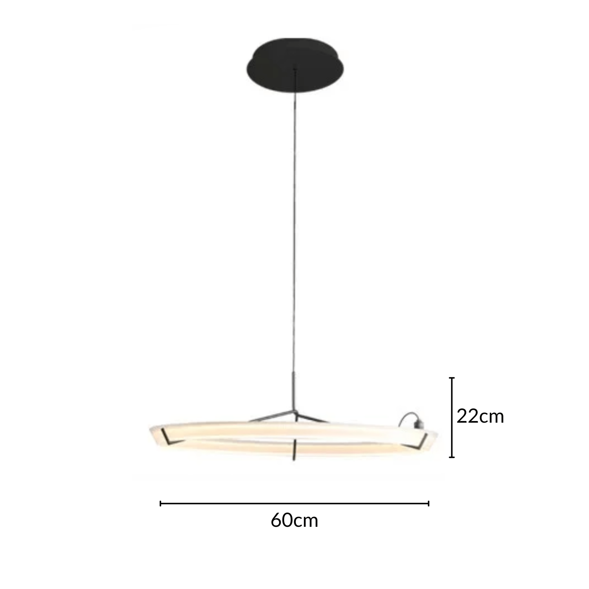 Freyza - Veritas | Elegant Modern Geometric Chandelier Light for Sophisticated Spaces