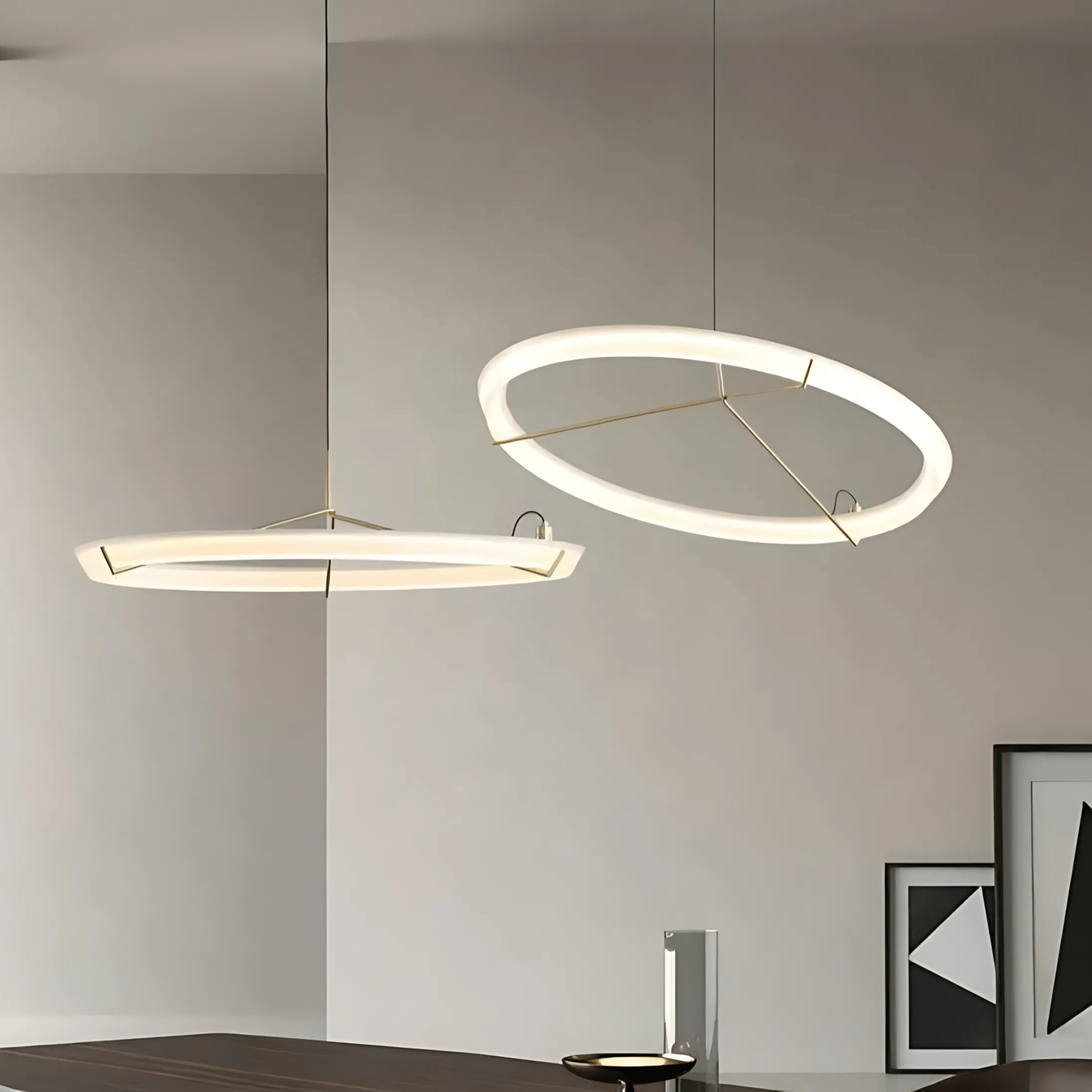 Freyza - Veritas | Elegant Modern Geometric Chandelier Light for Sophisticated Spaces
