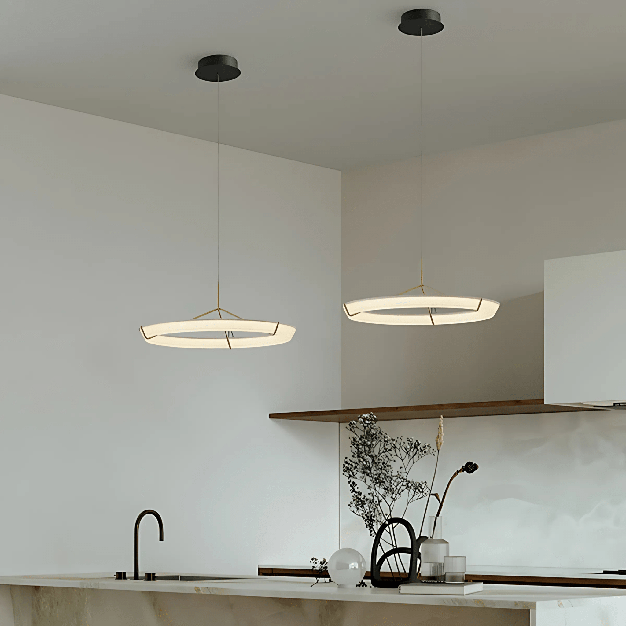 Freyza - Veritas | Elegant Modern Geometric Chandelier Light for Sophisticated Spaces