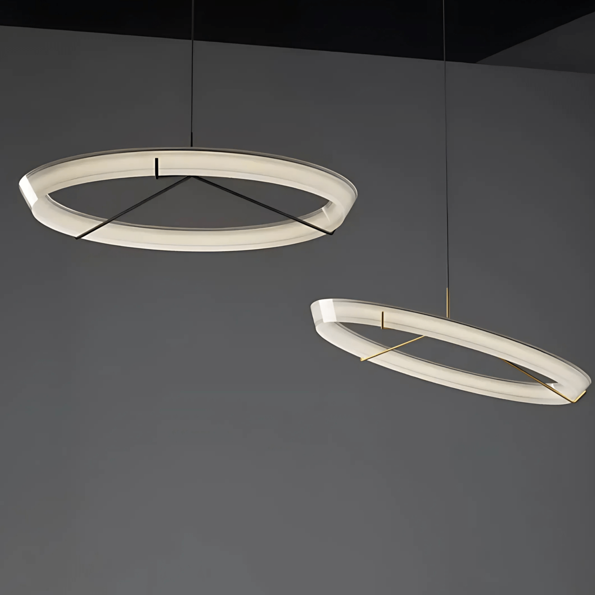 Freyza - Veritas | Elegant Modern Geometric Chandelier Light for Sophisticated Spaces