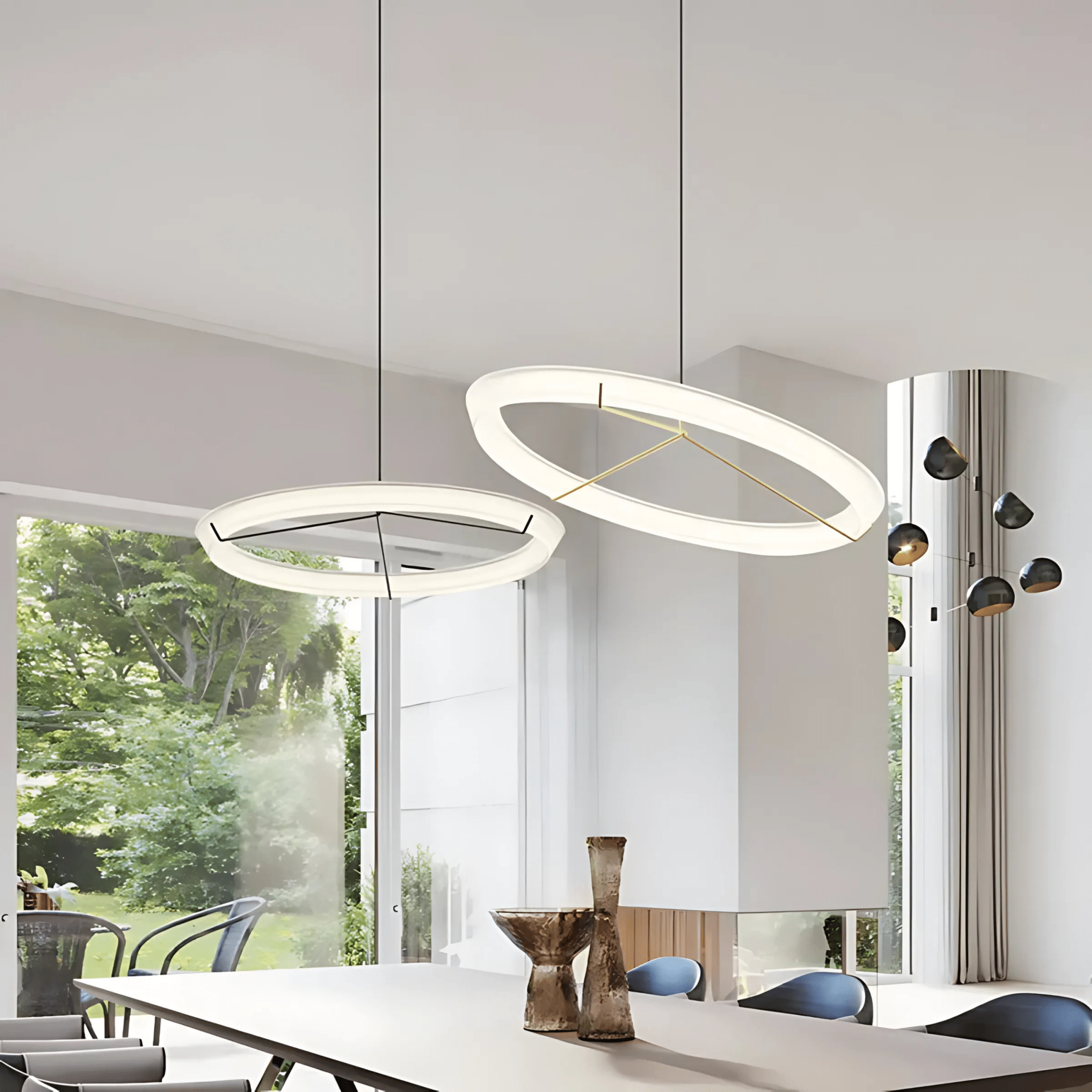 Freyza - Veritas | Elegant Modern Geometric Chandelier Light for Sophisticated Spaces