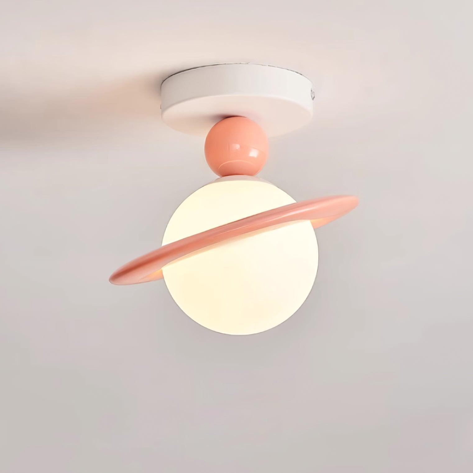 Freyza | Pivoro – Plafonnier encastré rouge et blanc – Chambre, couloir, cuisine