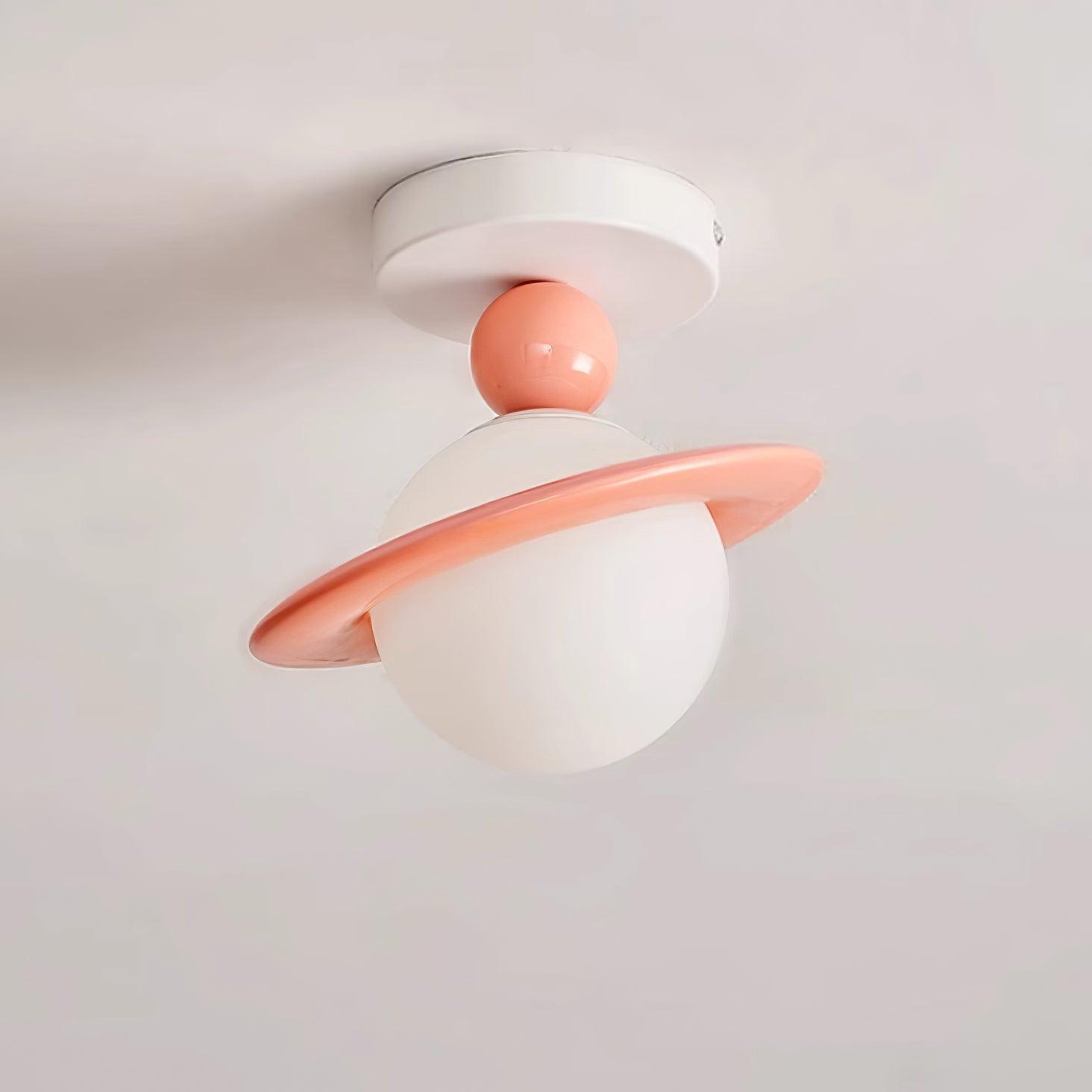 Freyza | Pivoro – Plafonnier encastré rouge et blanc – Chambre, couloir, cuisine