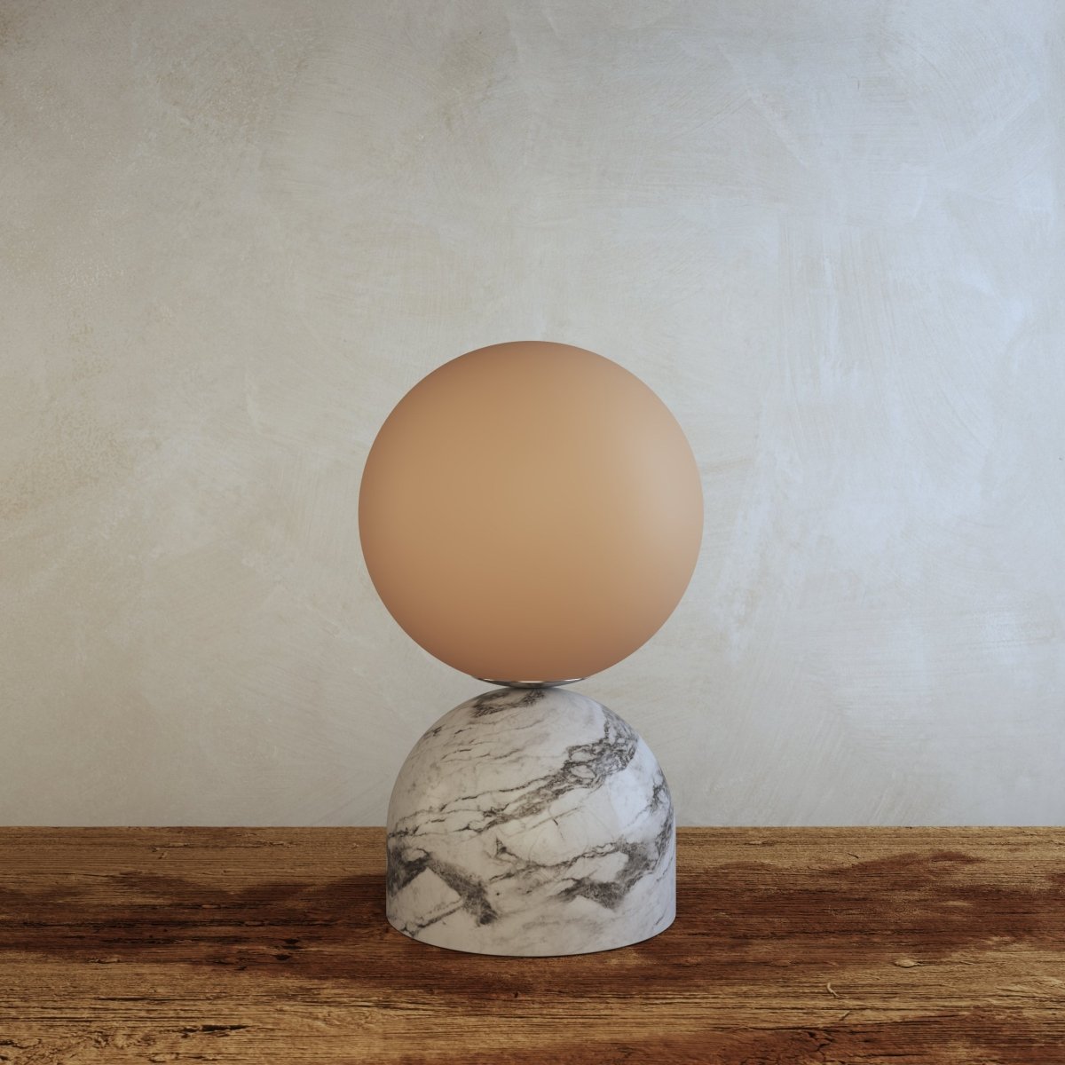 VexaraStone | Stylish Minimalist Frosted Glass Table Lamp for Bedroom 1