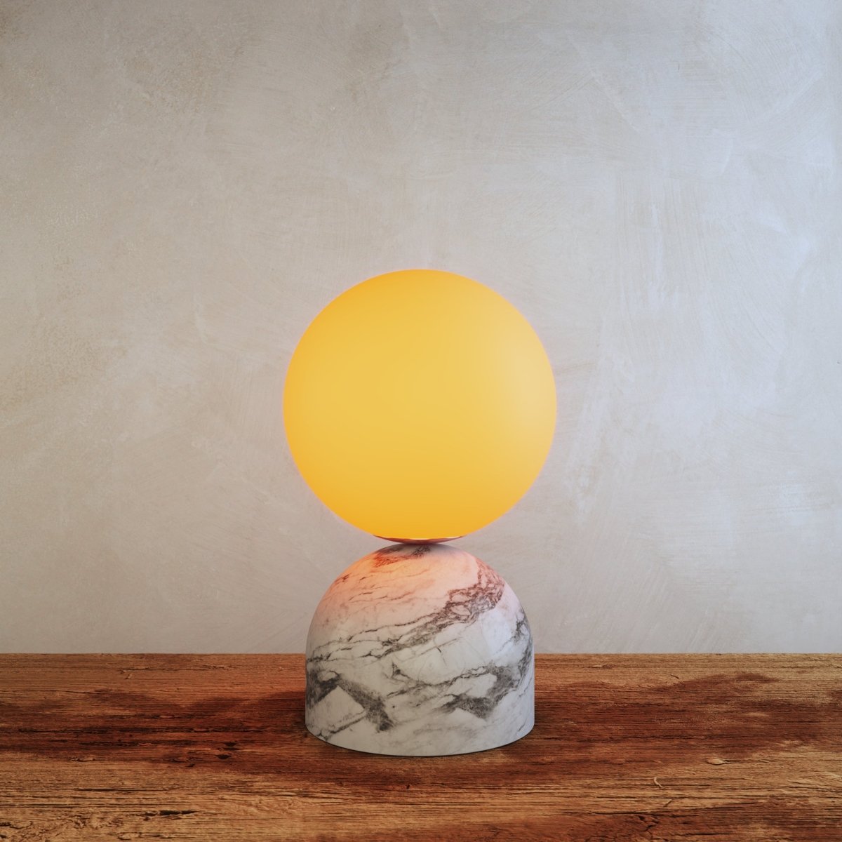 VexaraStone | Stylish Minimalist Frosted Glass Table Lamp for Bedroom 2