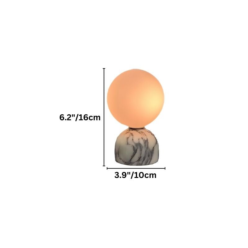 VexaraStone | Stylish Minimalist Frosted Glass Table Lamp for Bedroom 6