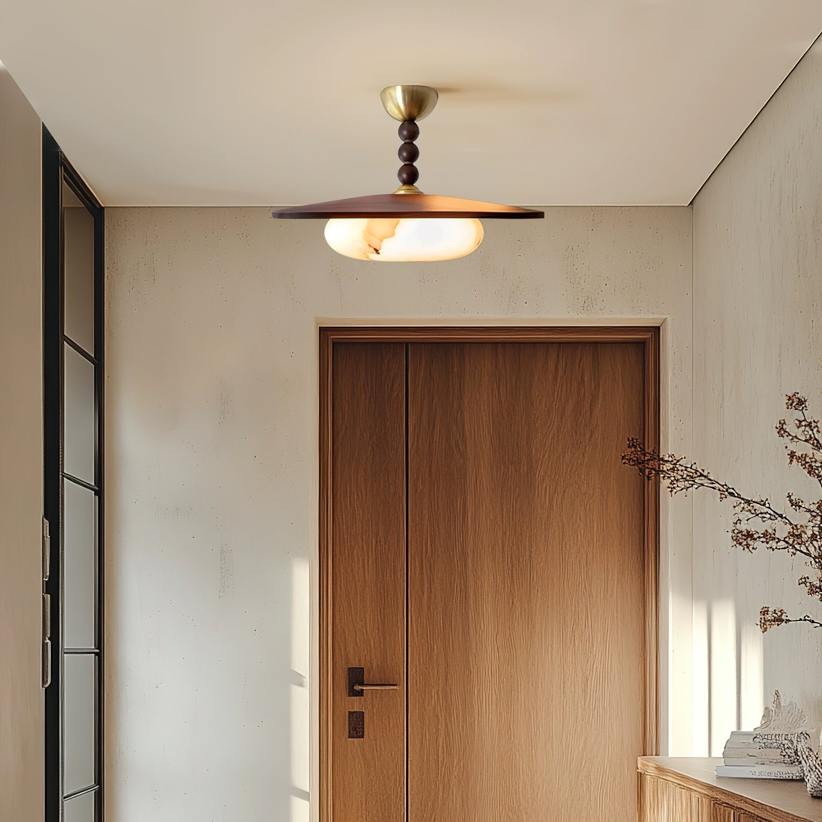 Freyza | Plafonnier blanc affleurant – Chambre, couloir, cuisine