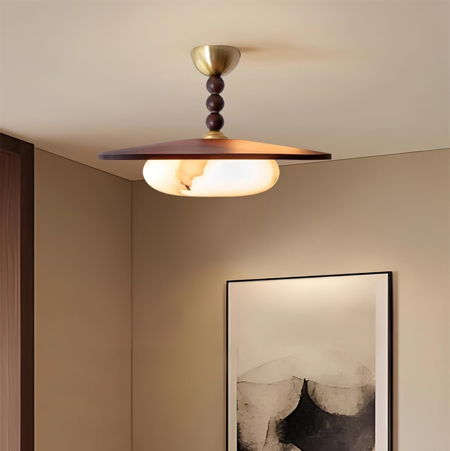 Freyza | Plafonnier blanc affleurant – Chambre, couloir, cuisine
