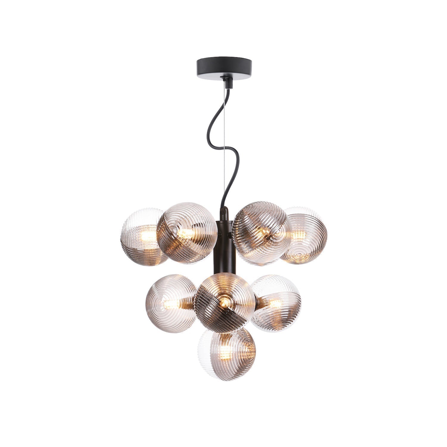 Freyza | Alnorel 10-light Glass 10-Light Glass Chandelier – Dining Room Living Room