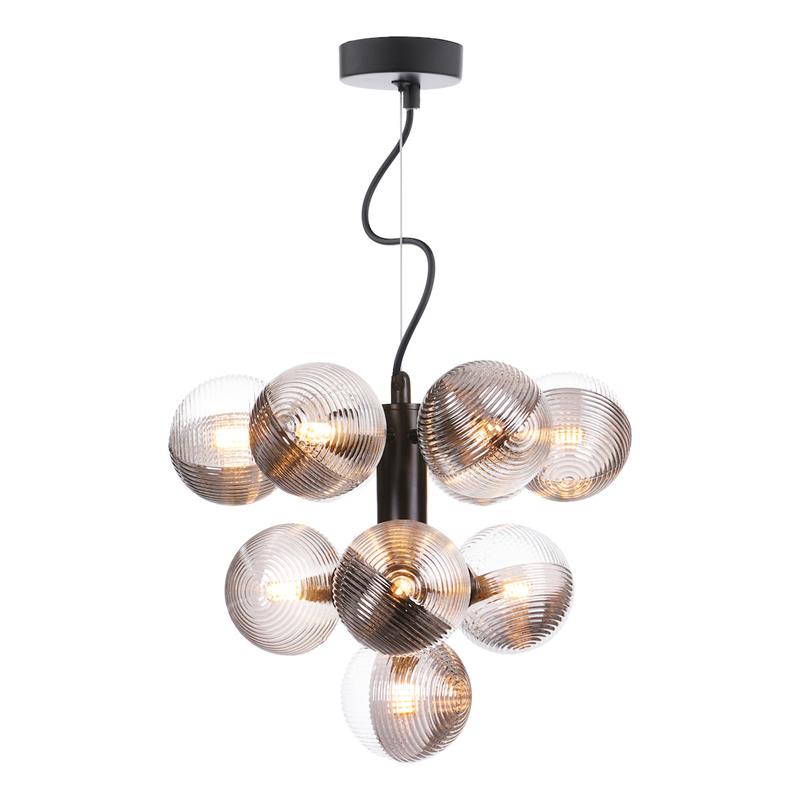 Freyza | Alnorel 10-light Glass 10-Light Glass Chandelier – Dining Room Living Room