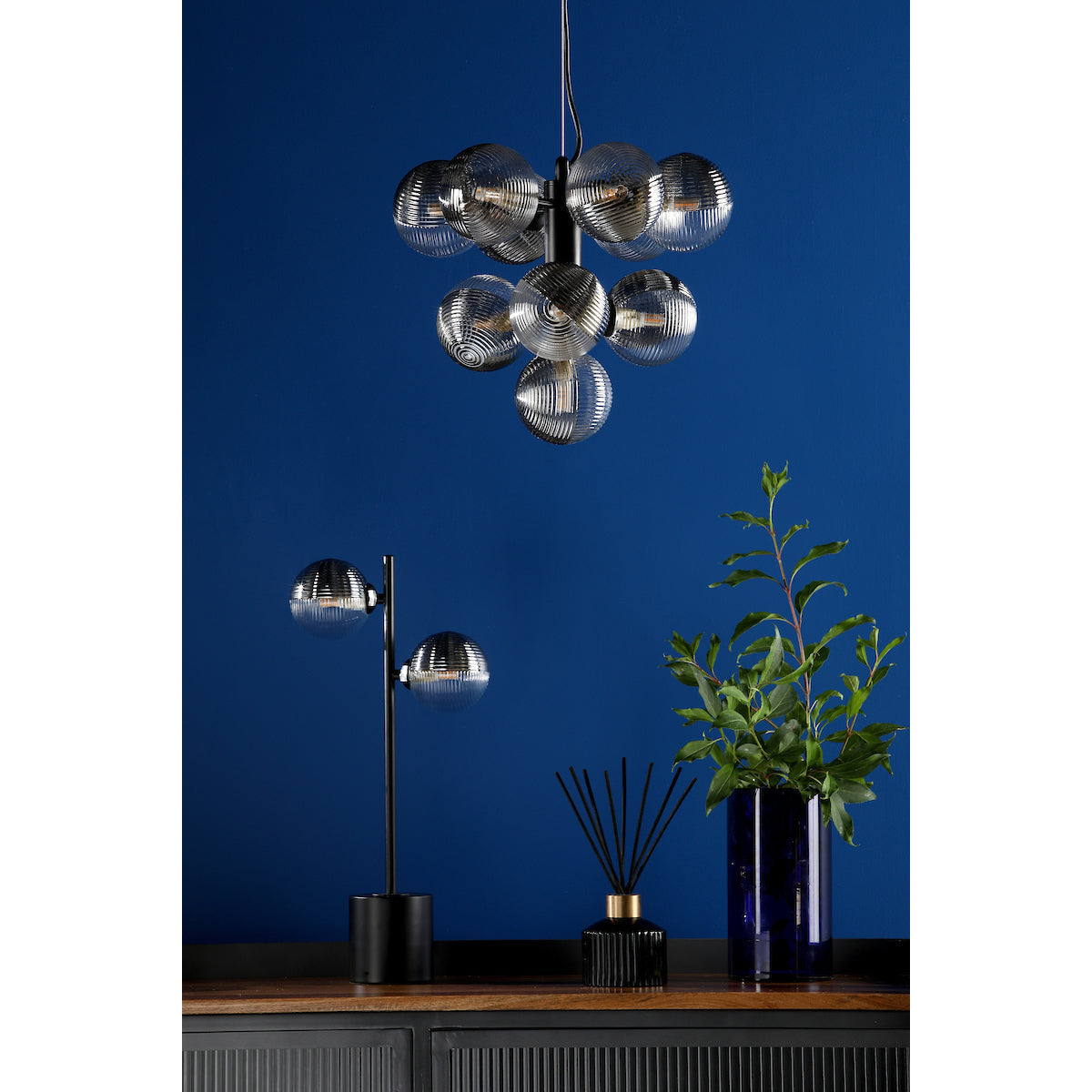 Freyza | Alnorel 10-light Glass 10-Light Glass Chandelier – Dining Room Living Room