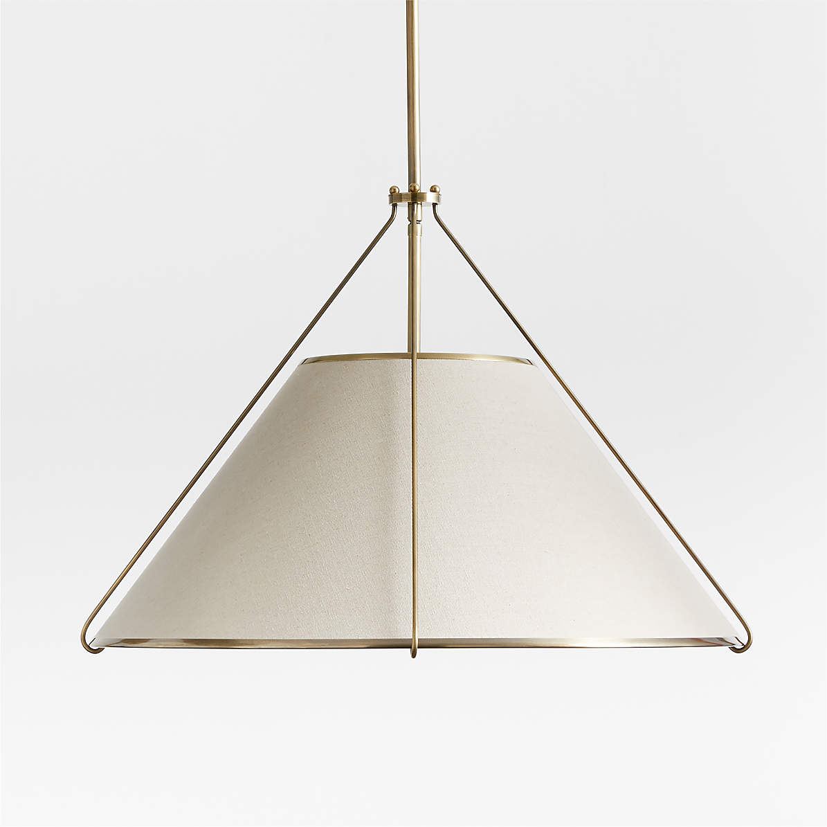 Freyza - Black Pendant Lighting with Brass Accents | Stylish Hanging Light for Elegant Home Decor
