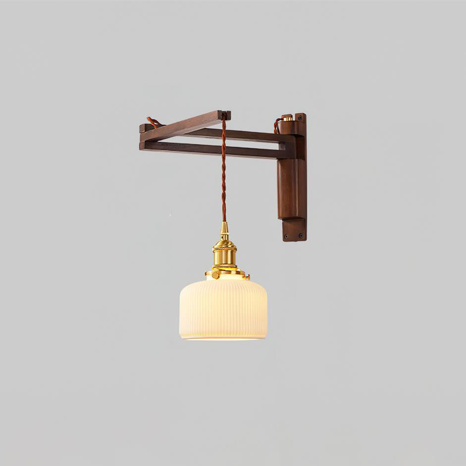 Freyza | Geyla – Applique murale d’intérieur en bois rustique pour chambre et salon