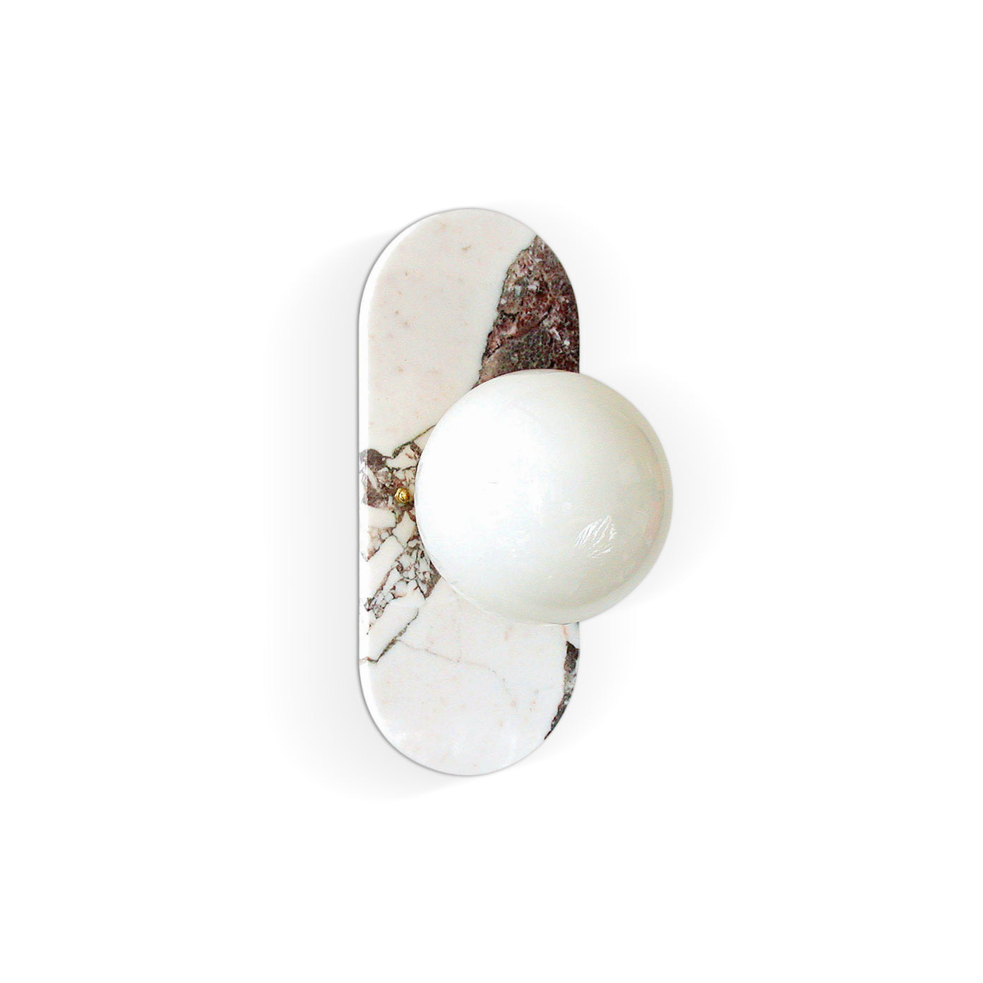 Freyza | Evenara Oval Marble Glass Marble Wall Light – Bedroom Hallway