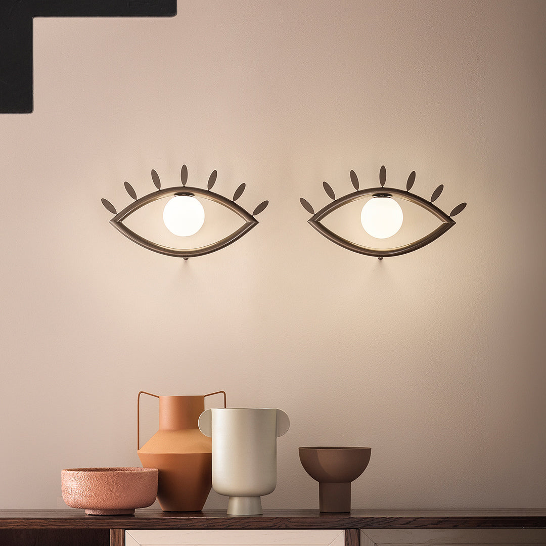 Freyza | Oldore Brass Glass Brass Glass Wall Light – Bedroom Hallway