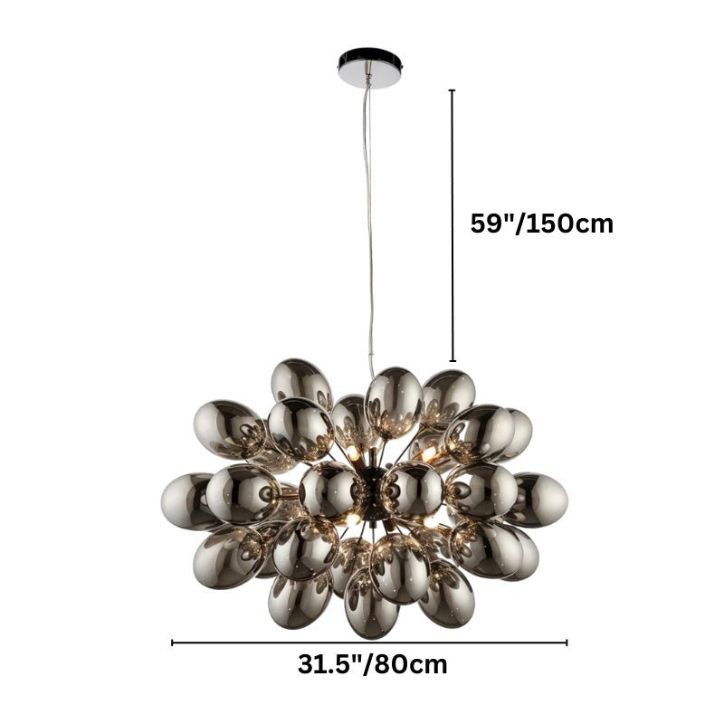 Freyza - Vitis | Opulent Modern Glass Pendant Chandelier