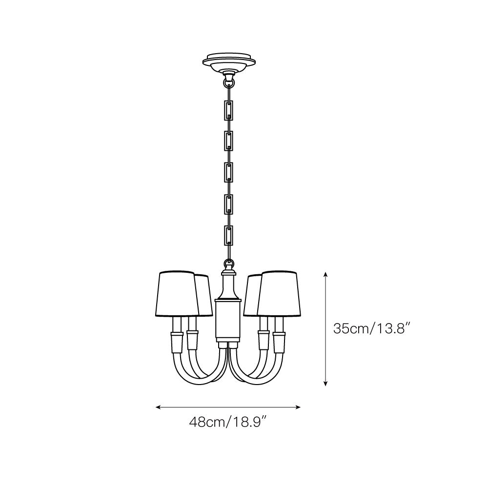 Freyza | Syvinor Postmodern Luxury Fabric Crystal Chandelier – Modern Dining Room Living Room