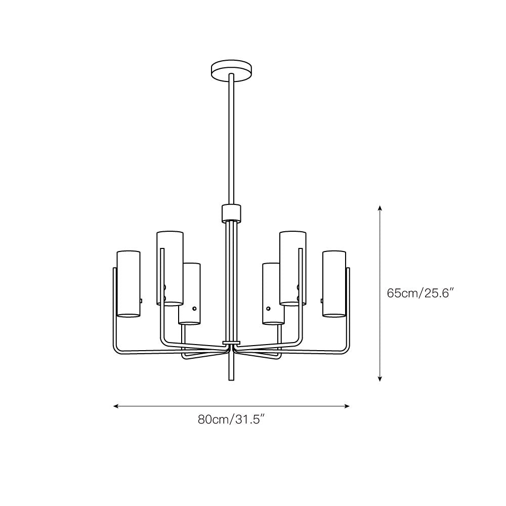Freyza | Ivraeus Vintage-Industrie-Kronleuchter aus Messing und Glas – Industrielles Esszimmer, Wohnzimmer