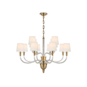 Freyza | Syvinor Postmodern Luxury Fabric Crystal Chandelier – Modern Dining Room Living Room