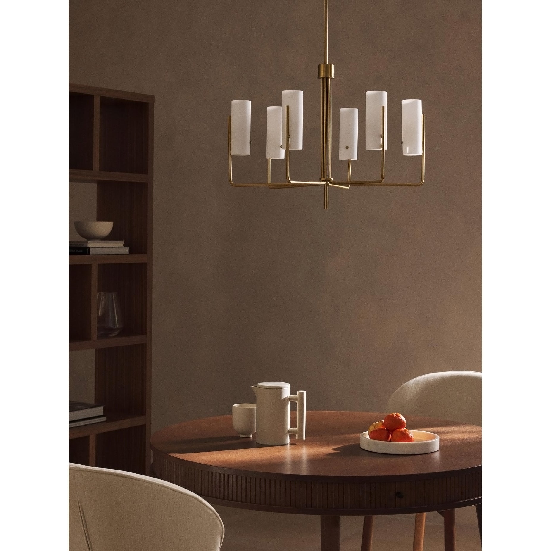 Freyza | Ivraeus Vintage-Industrie-Kronleuchter aus Messing und Glas – Industrielles Esszimmer, Wohnzimmer