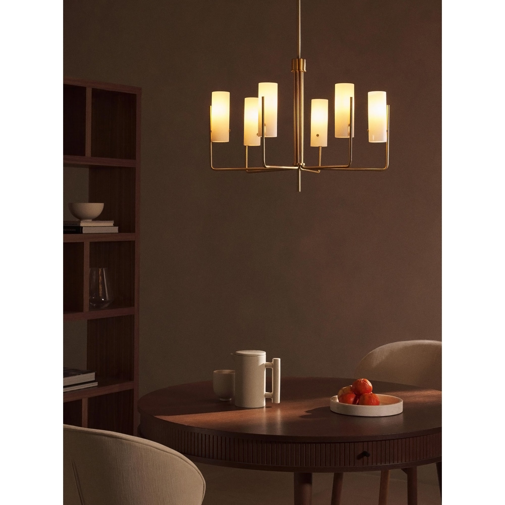 Freyza | Ivraeus Vintage-Industrie-Kronleuchter aus Messing und Glas – Industrielles Esszimmer, Wohnzimmer
