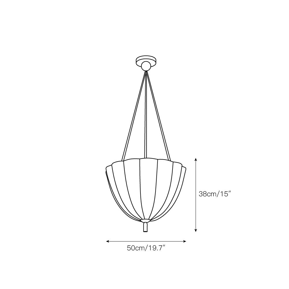 Freyza | Vavelel Messing-Glas-Pendelleuchte – Küche, Esszimmer
