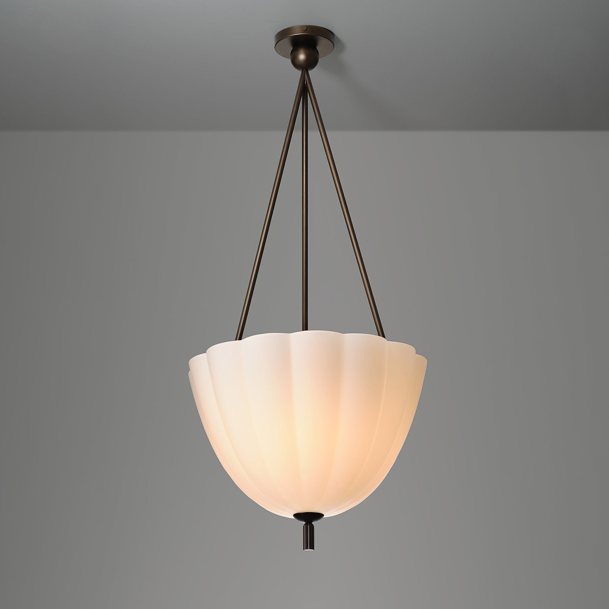 Freyza | Vavelel Messing-Glas-Pendelleuchte – Küche, Esszimmer