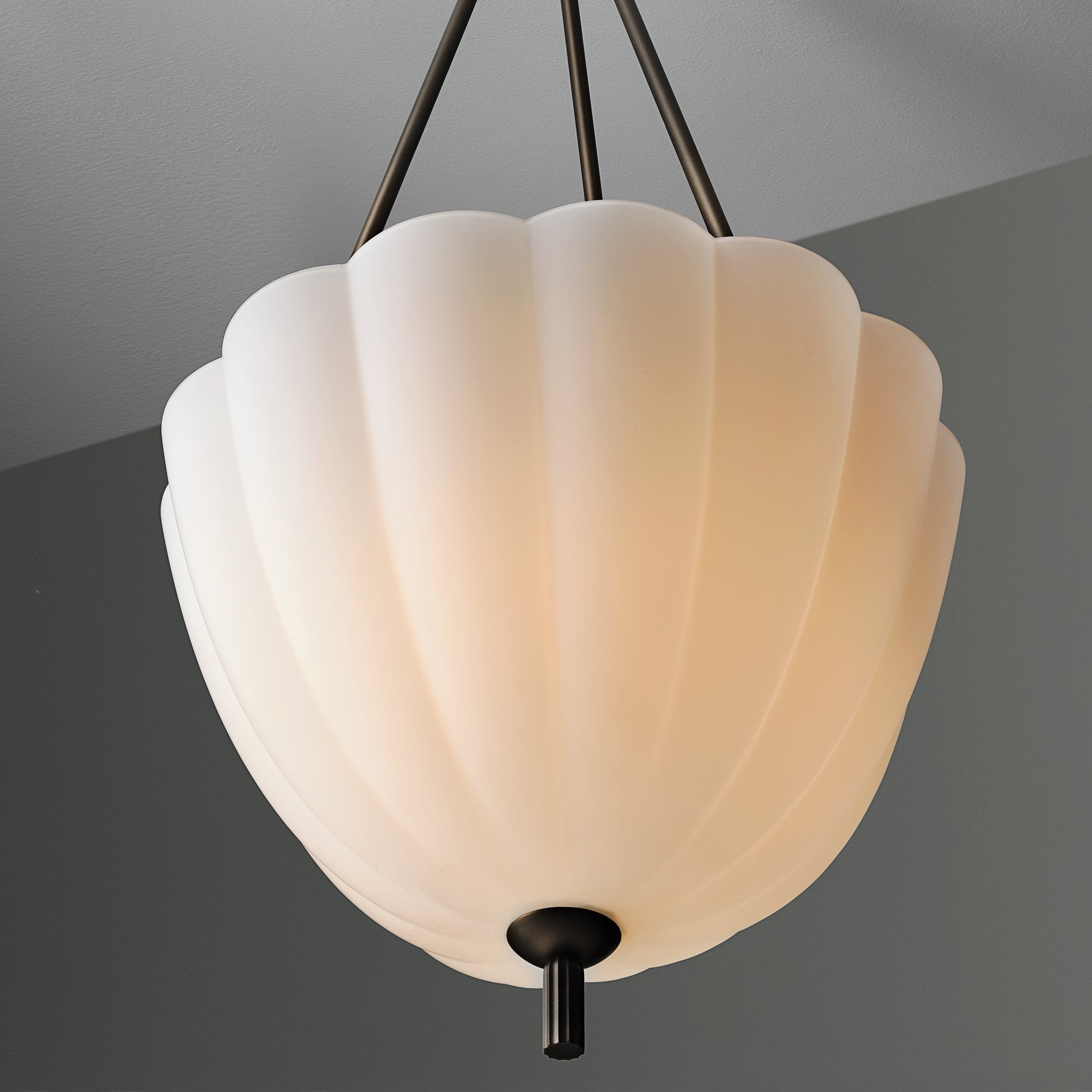 Freyza | Vavelel Messing-Glas-Pendelleuchte – Küche, Esszimmer