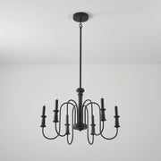 Freyza - Modern Chandelier Light with Wooden Design & Versatile Heads for Elegant Home Interiors