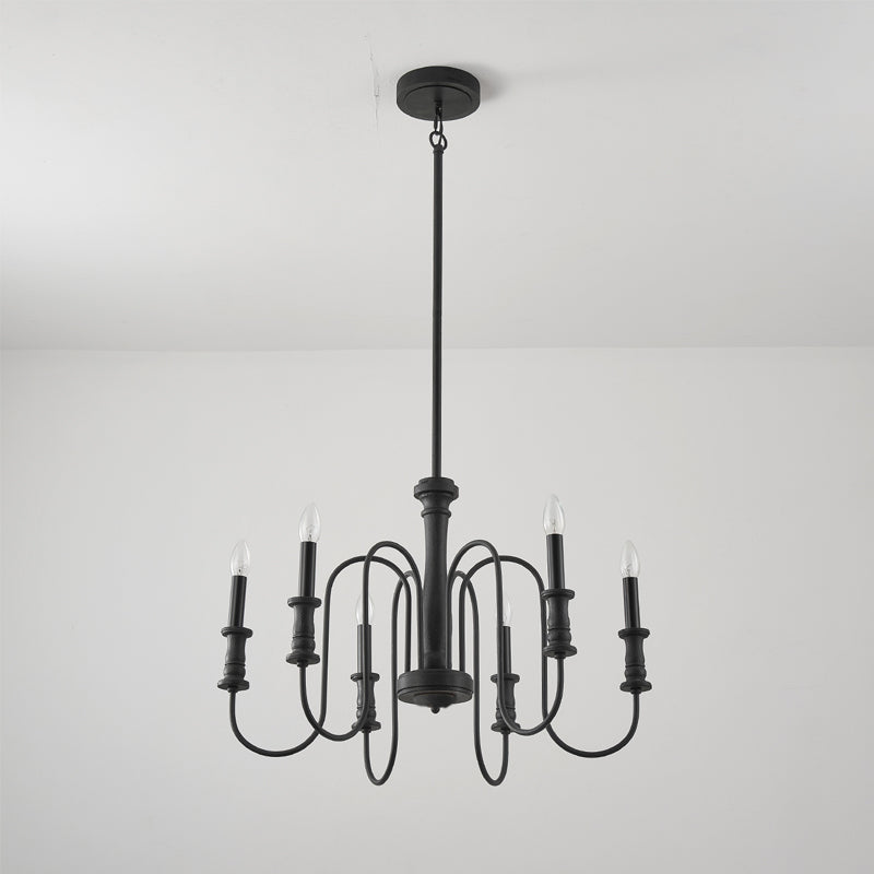 Freyza - Modern Chandelier Light with Wooden Design & Versatile Heads for Elegant Home Interiors